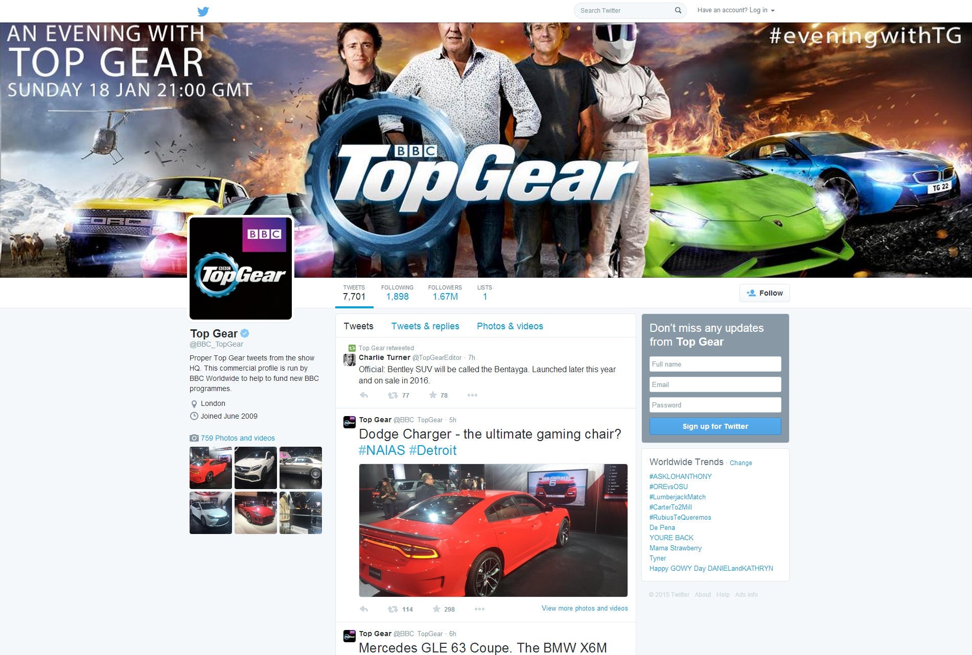 News | Top Gear – “the ultimate gamin chair?”