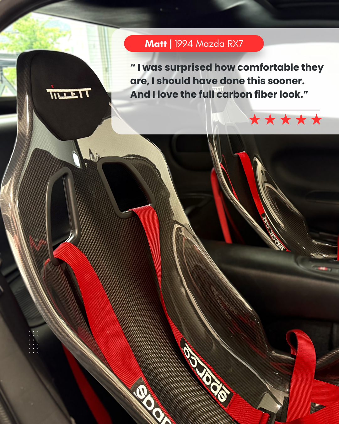 Tillett Carbon Racing Seat