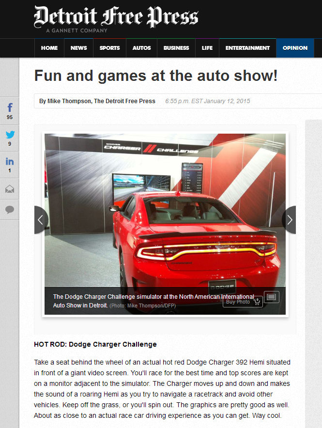 News | Detroit Free Press – Dodge Charger Simulator